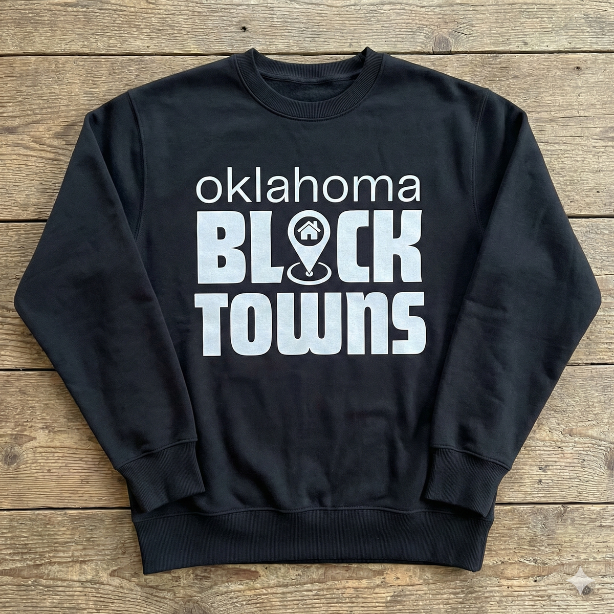 Oklahoma Black Towns Crewneck Sweater – Black Heritage Winter Collection | Bigger Than Food