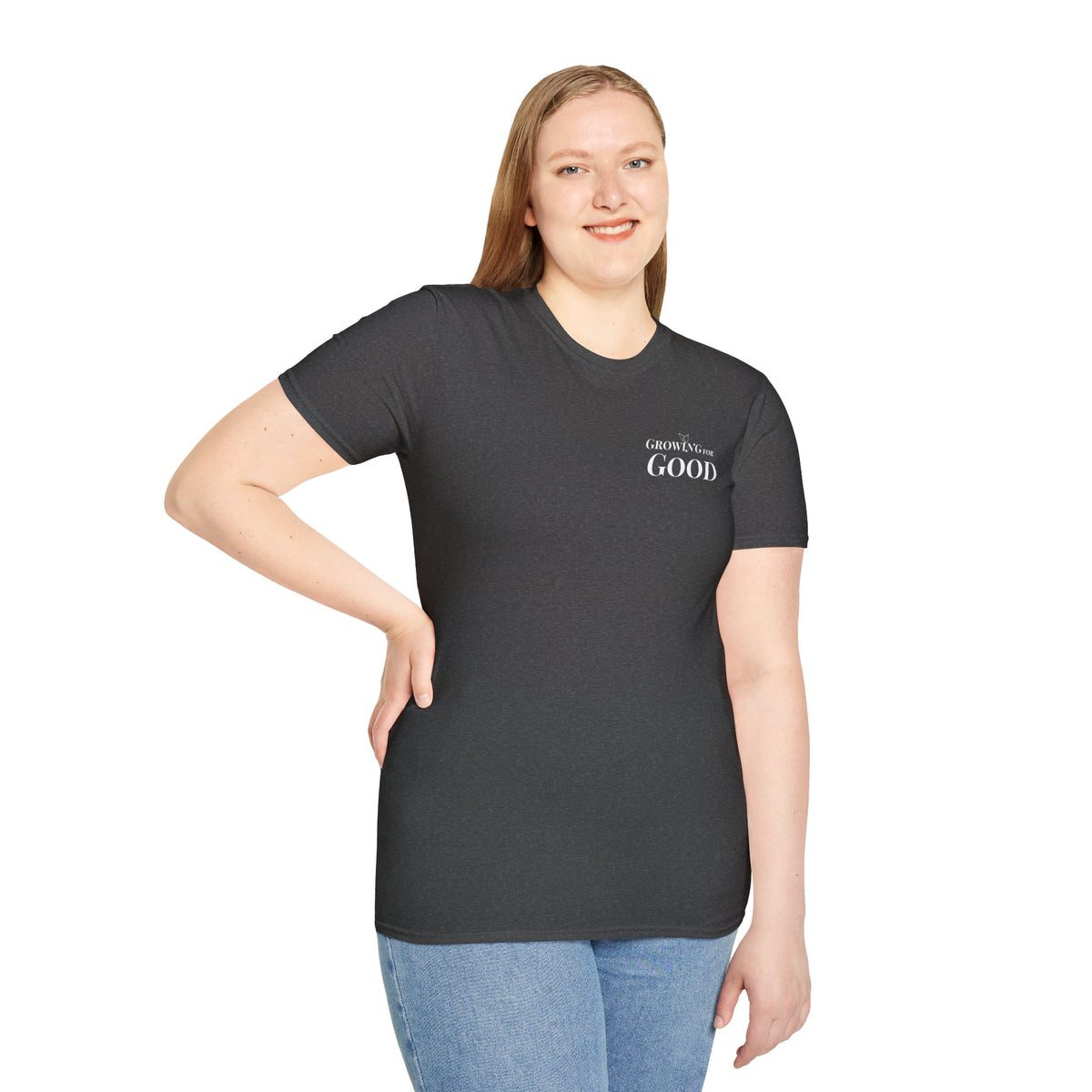 Growing For Good T-Shirt — Minimal Positive Message Tee