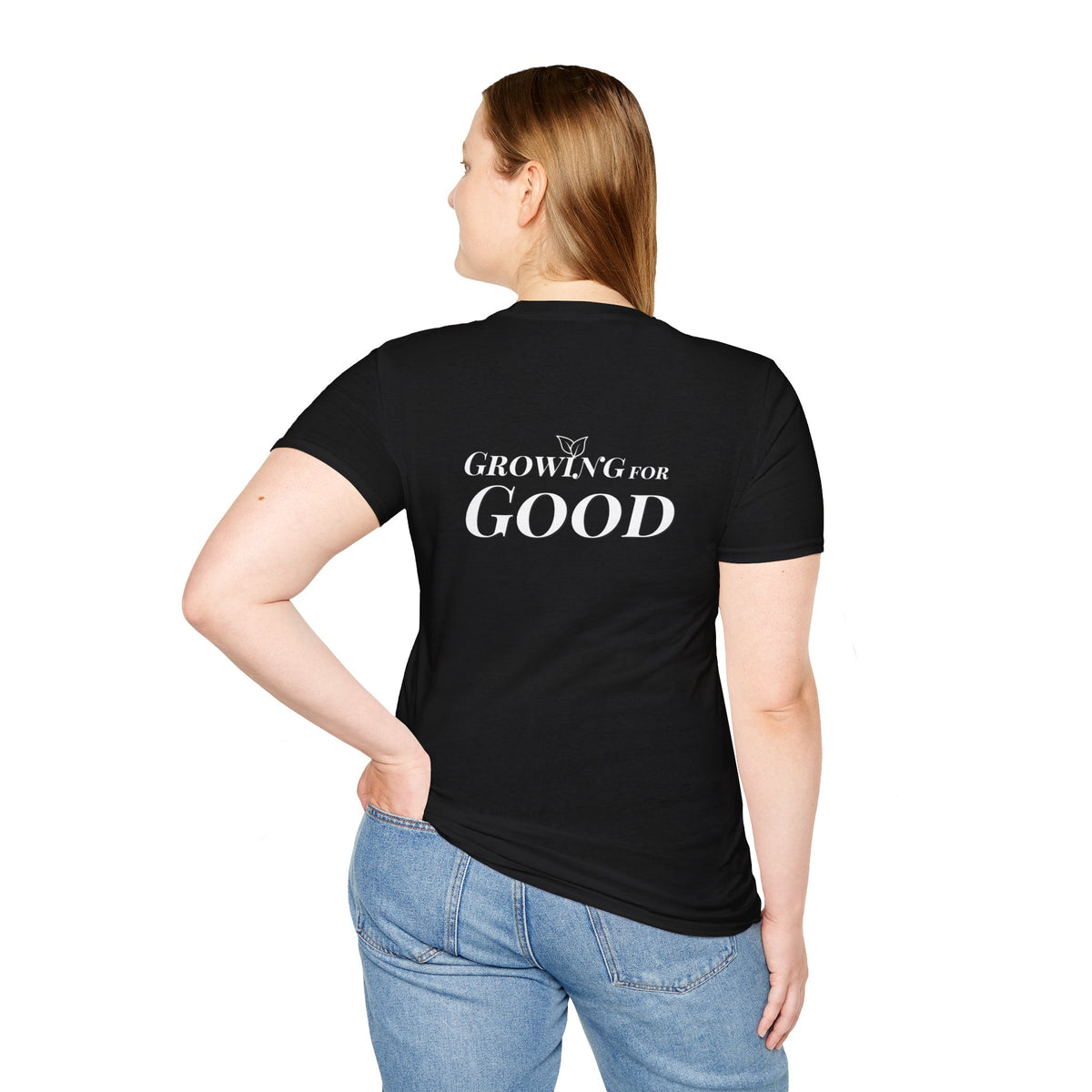 Growing For Good T-Shirt — Minimal Positive Message Tee