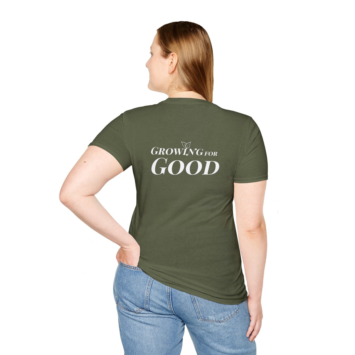 Growing For Good T-Shirt — Minimal Positive Message Tee