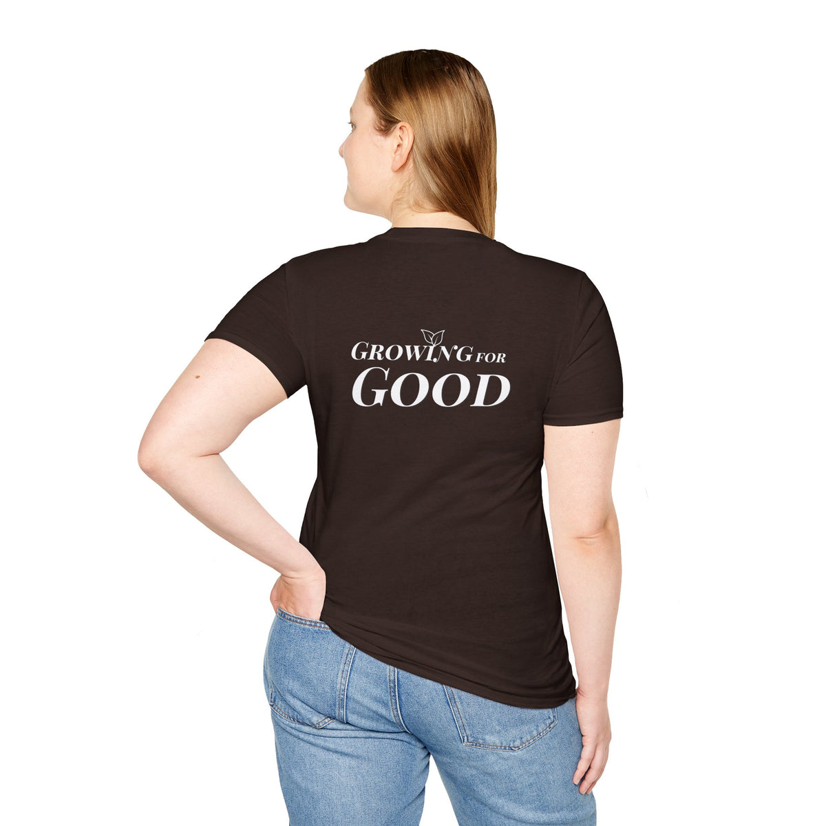 Growing For Good T-Shirt — Minimal Positive Message Tee