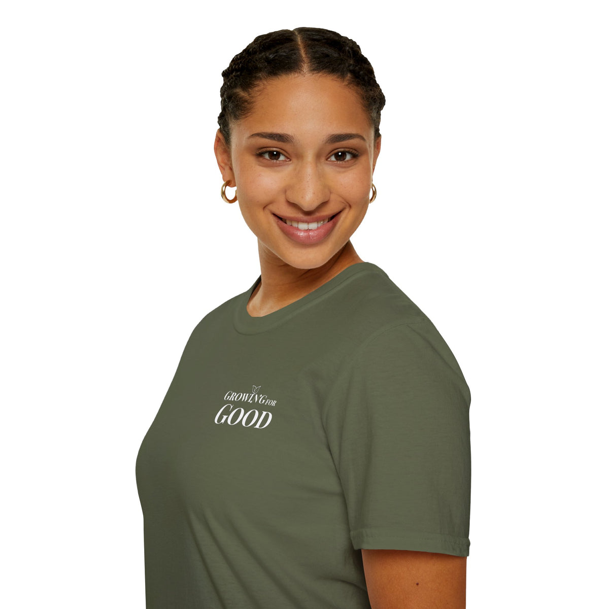 Growing For Good T-Shirt — Minimal Positive Message Tee