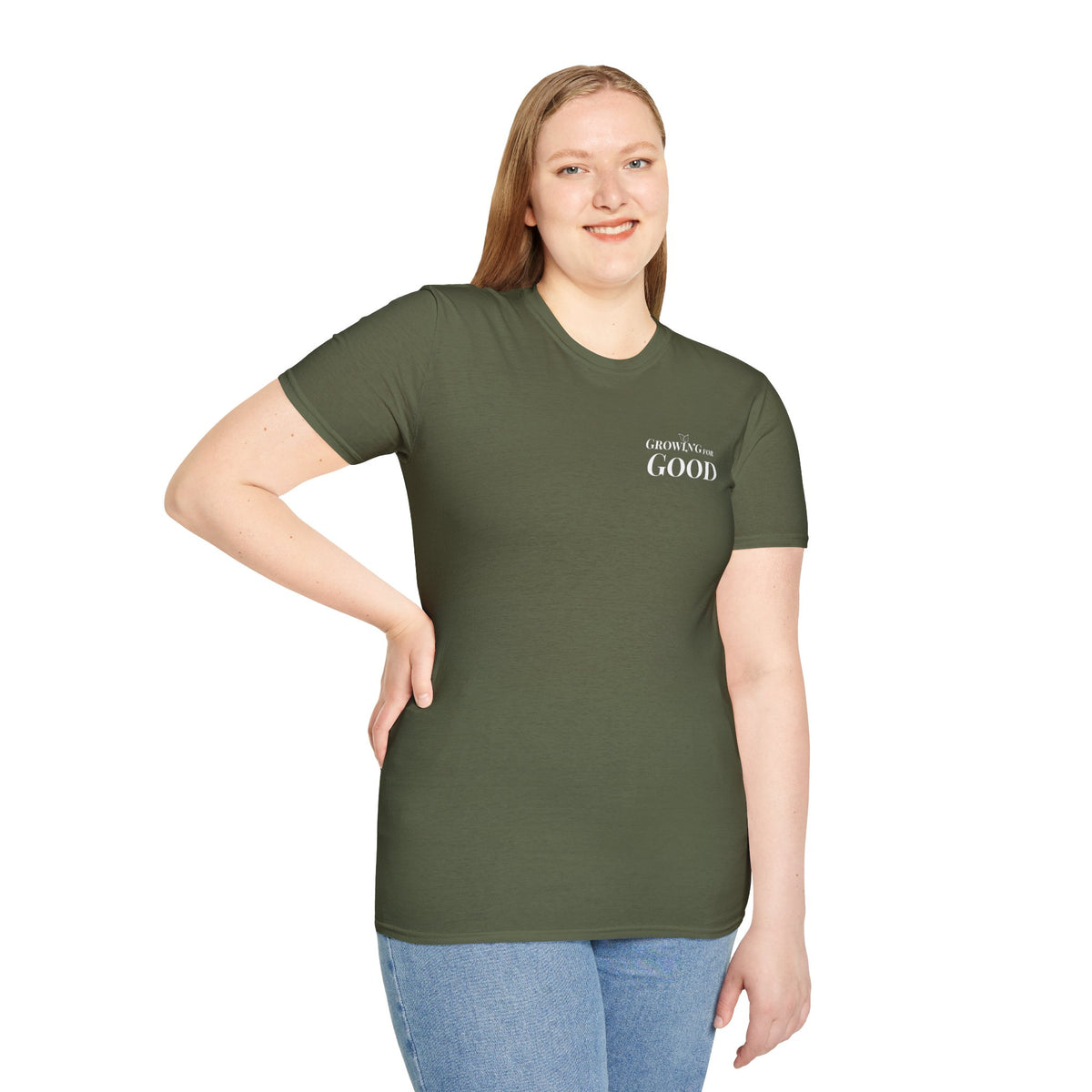 Growing For Good T-Shirt — Minimal Positive Message Tee