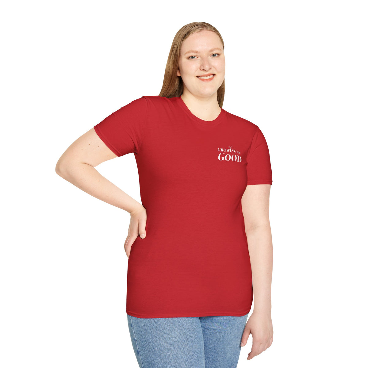 Growing For Good T-Shirt — Minimal Positive Message Tee