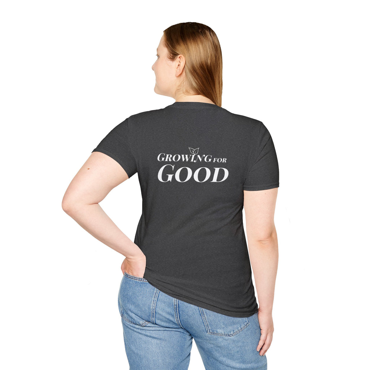 Growing For Good T-Shirt — Minimal Positive Message Tee